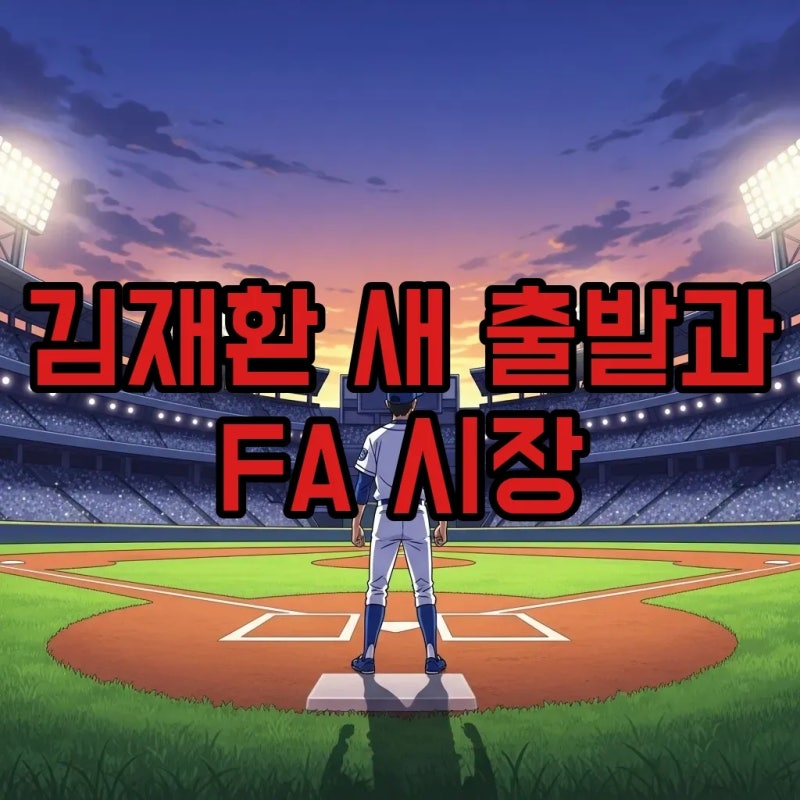 김재환 FA 시장 출현, KBO 야구계의 새로운 변화!