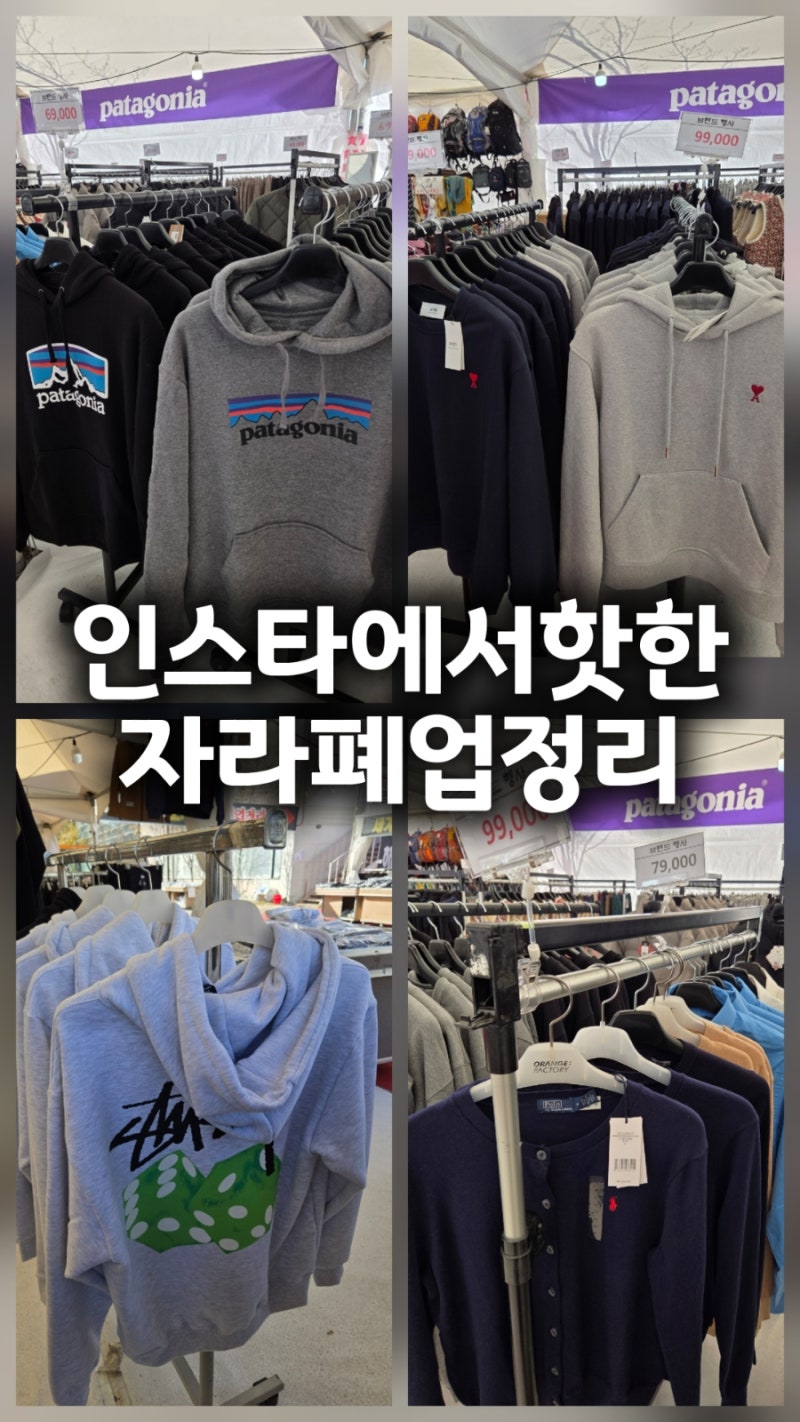 인스타로 혹해서 가본 자라폐업정리세일 자라보세창고 실제방문후기