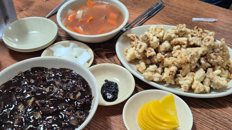 인천대공원 근처 맛집 짜장면이 5,000원 노포 중식맛집 장수원