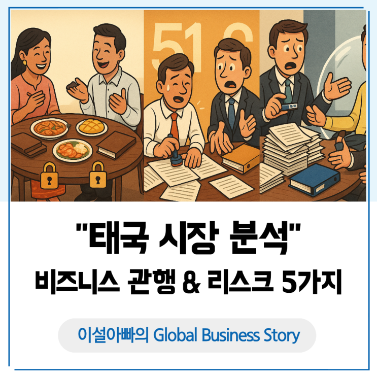  태국 시장 분석: 비즈니스 관행 및 리스크 5가지