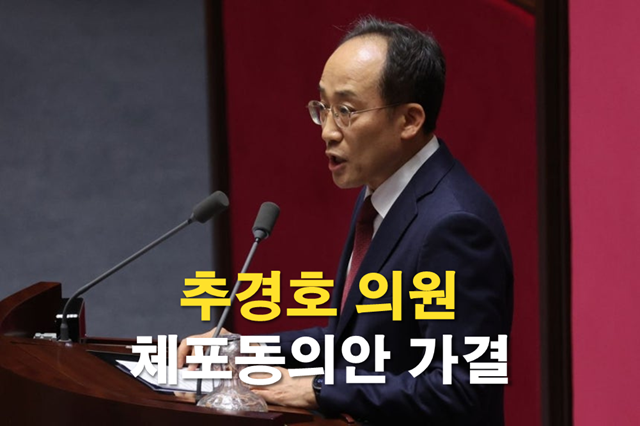 <b>추경호</b> 의원 체포동의안 가결.. <b>구속 여부</b>, 다음 달 초 결정