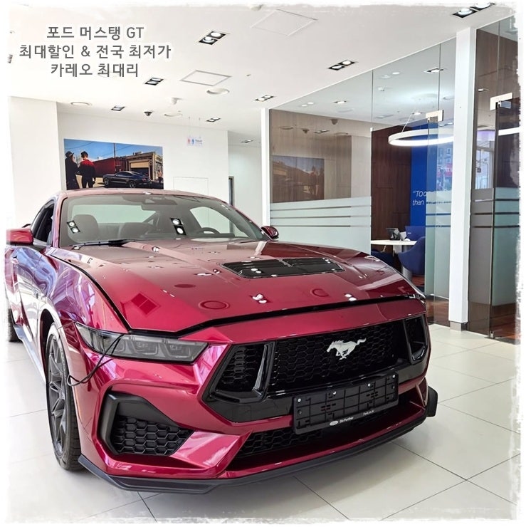  2025 포드 머스탱 gt 남자라면 한번쯤은...