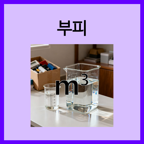  [SI 유도 단위]부피