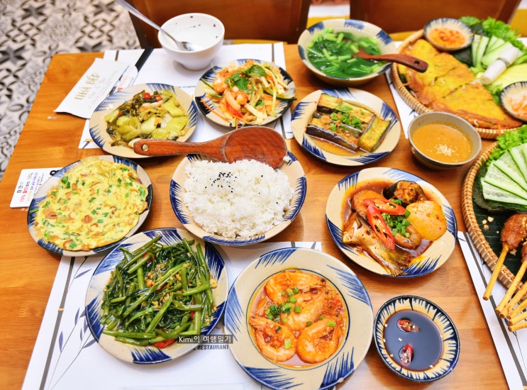  다낭 한시장 주변 맛집 쌀국수 반쎄오 냐벱 예약 배달