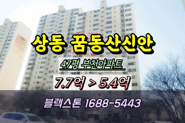  부천 상동 꿈동산신안아파트 경매 47평 2025타경513