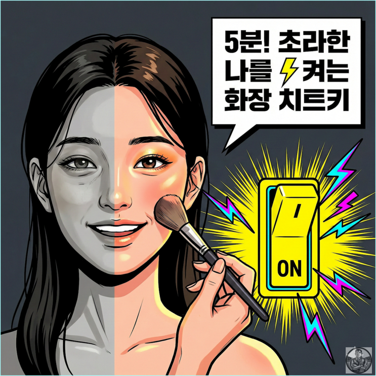  딱 5분 만에죽은 얼굴 살려내는심폐소생 메이크업