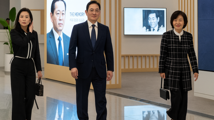 삼성가 진해 총출동, <b>이재용</b> 회장 <b>장남 임관식</b>