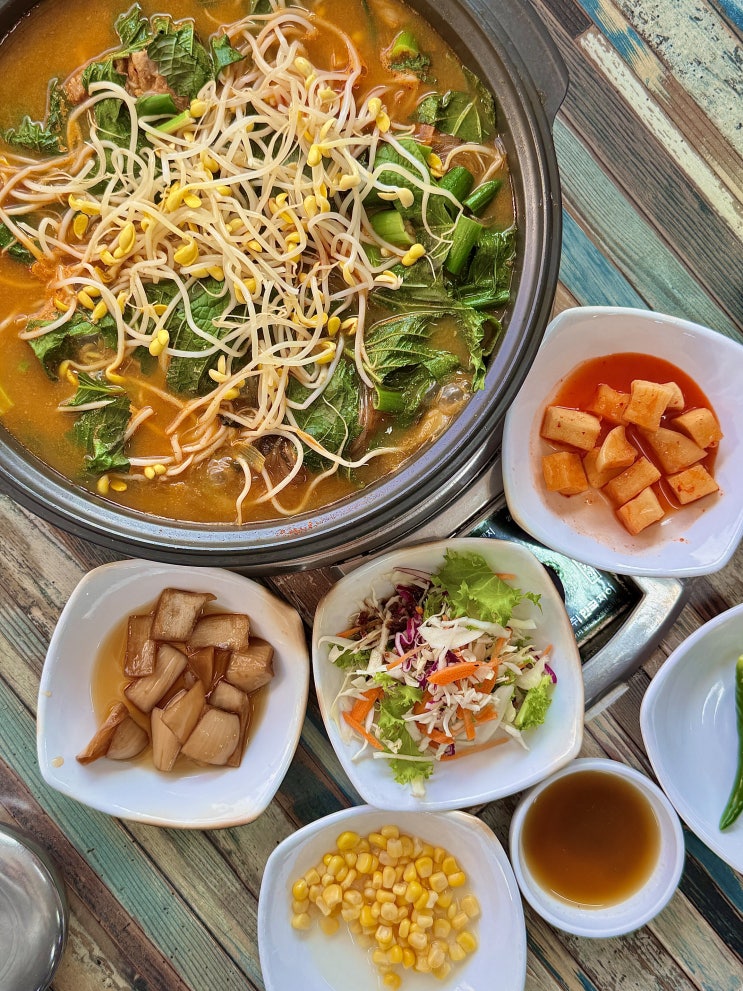  원평동 맛집 구미역 근처 감자탕 아이랑 가족외식 뜨끈이감자탕숯돌삼겹살