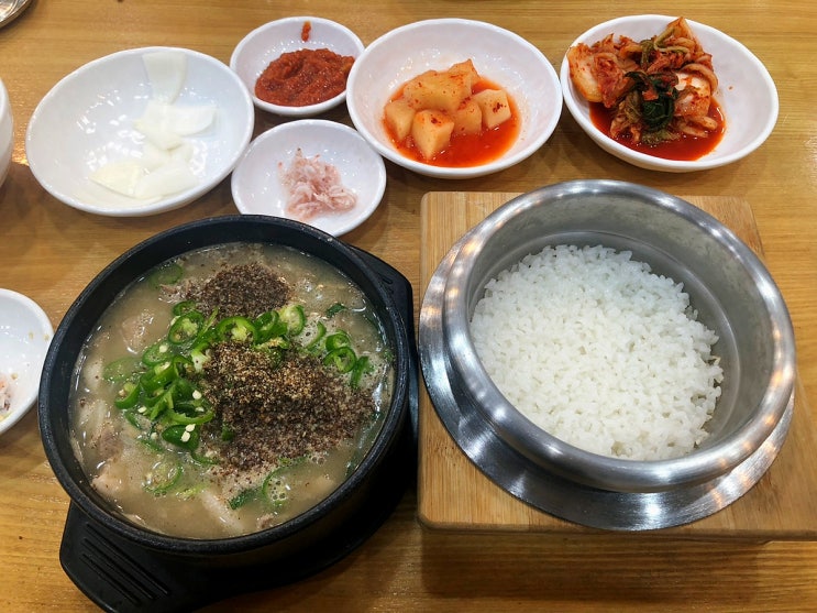  인천 남동공단 맛집 맛또아순대국 솥밥 든든