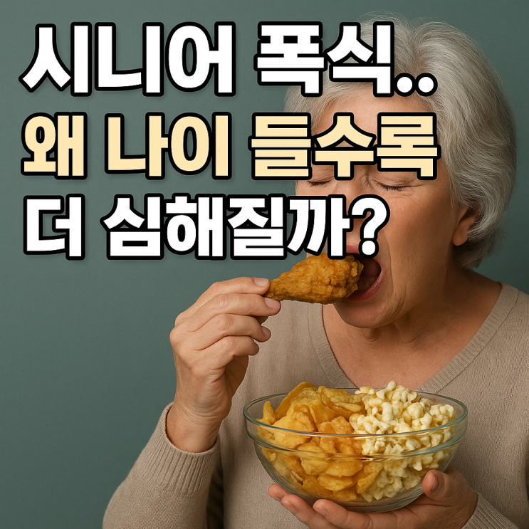  섭식장애(과식·폭식), 시니어에게도 나타나는 이유