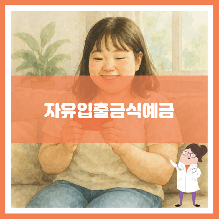  자유입출금식예금에 대해 알아봐요