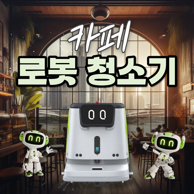 업소용 로봇청소기, 이제 카페,음식점에도 AI 스마트 청소 솔루션!