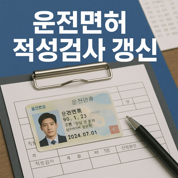  운전면허 적성검사 갱신, 온라인으로 3분 만에 끝내는 법 (과태료, 사진 규격, 경찰서 수령)