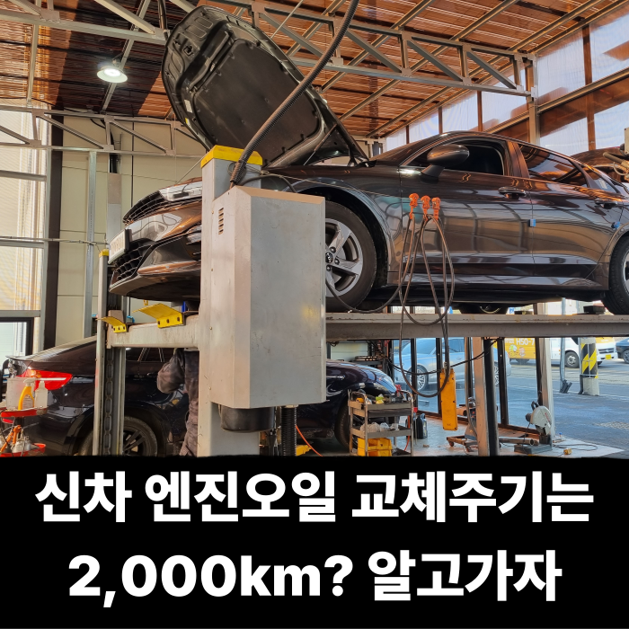 신차 엔진오일 교체주기는 2,000km? 아니다! 모르면 손해보는 자동차 상식