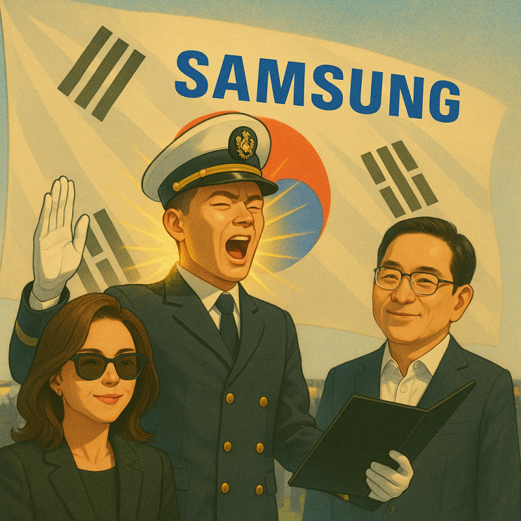 삼성 이재용 장남 <b>이지호 해군 소위 임관식</b> 재벌가 자녀의 병역... 