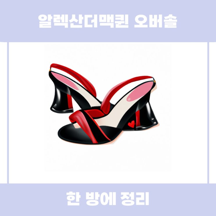  알렉산더맥퀸 오버솔의 특징과 활용법 함께 알아보기