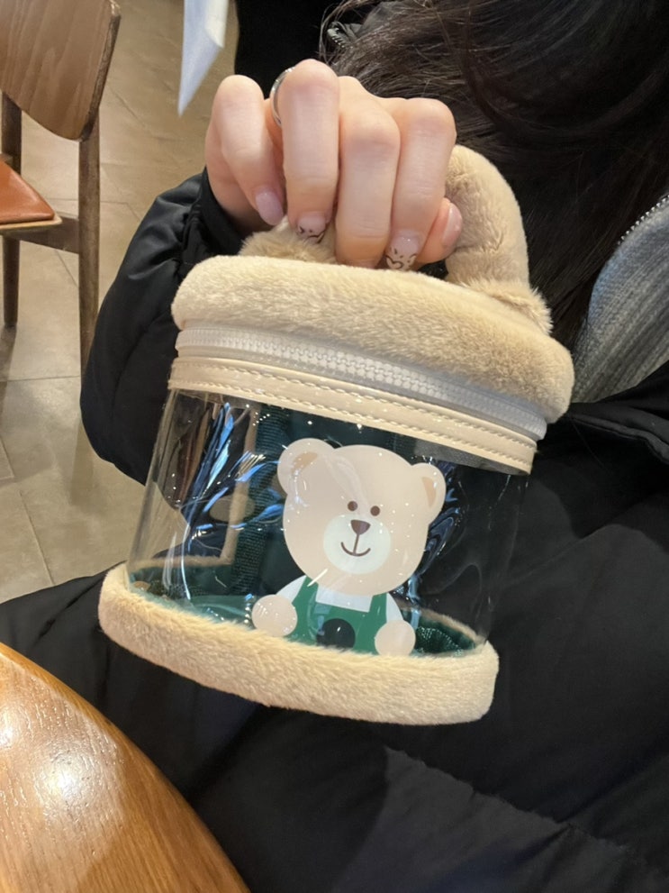  스타벅스 베어리스타 파우치와 딜라이트 텀블러 산 후기(실물 o)