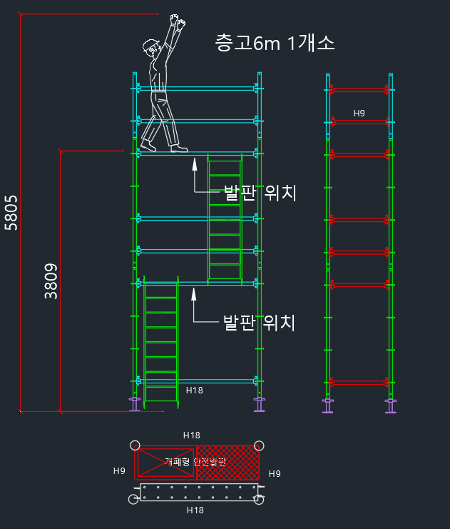 강남 시스템비계 임대 에이원가설 현장 시공 안내