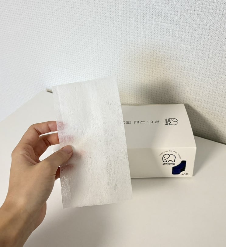  개별 포장으로 향기가 오래 지속되는 가성비 좋은 코끼리리빙 건조기 섬유유연제 시트