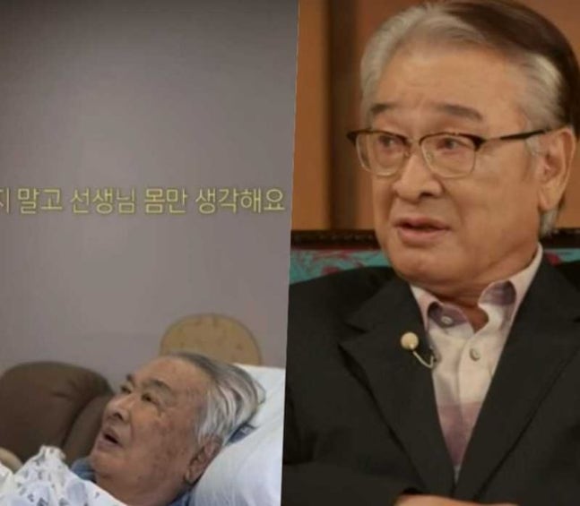 "하고싶은 건, 작품 뿐" 故<b>이순재</b>, 두 눈 '실명'에도 <b>연기 열정</b>..... 