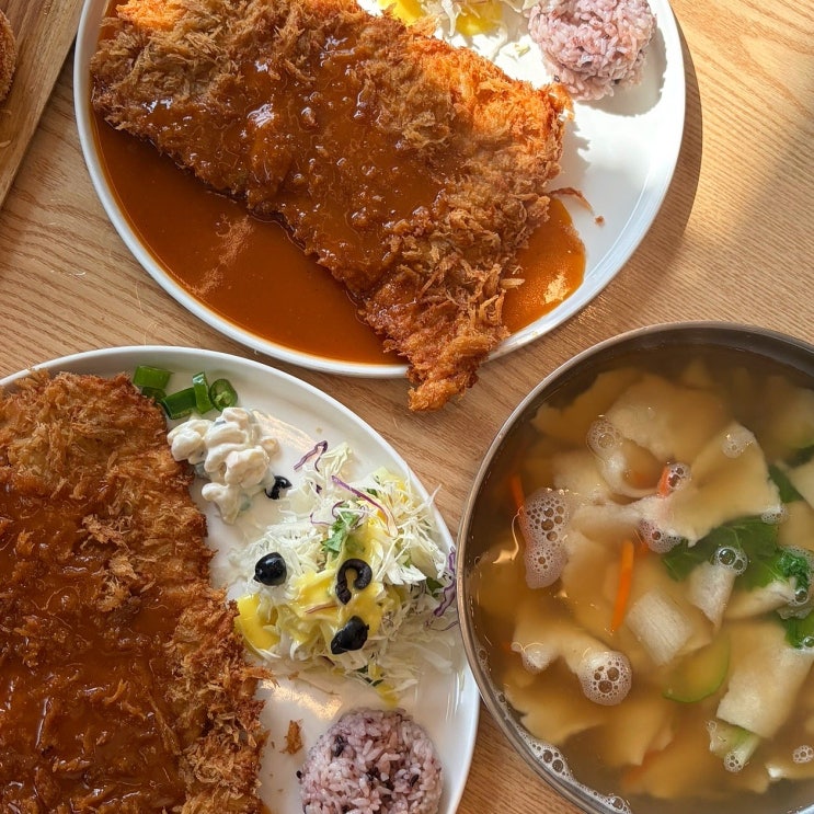  나주 남평 드들강 근처 맛집 드들돈가스 수제돈까스, 수제비 후기