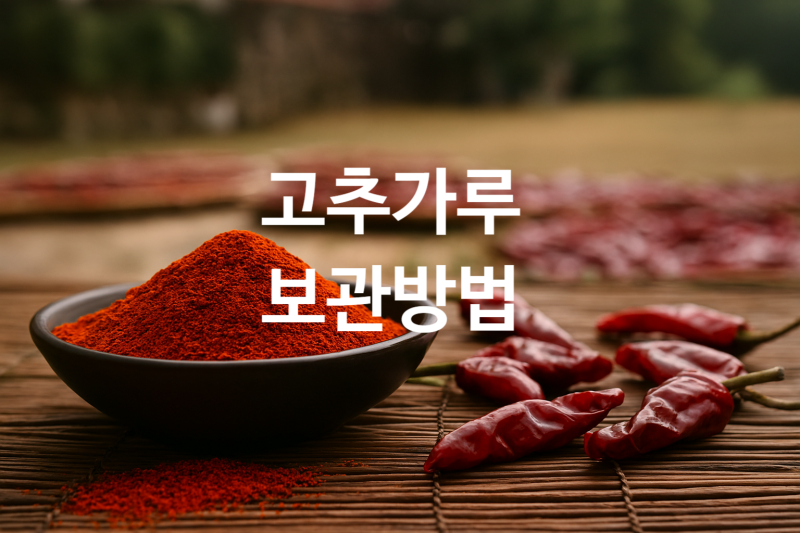 고추가루 보관방법 주부들이 꼭 알아야 할 꿀팁