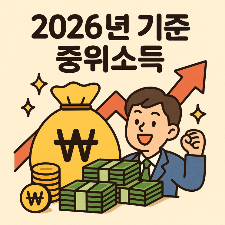  2026년 기준 중위소득 확정, 1인 4인 가구 소득인정액 및 급여별 선정 기준표 총정리