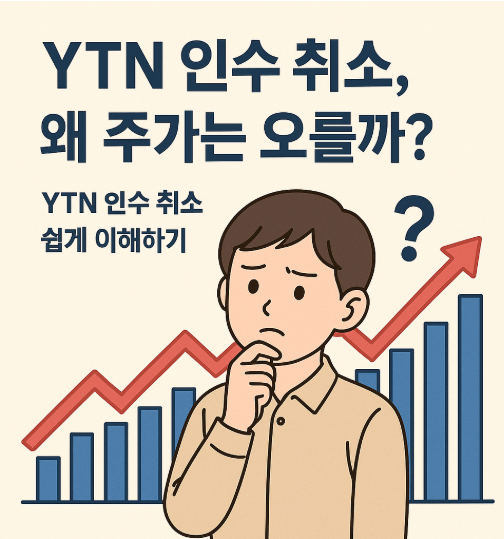 <b>YTN 인수 취소</b>, 왜 주가는 오를까 <b>YTN 인수 취소</b> 쉽게 이해하기