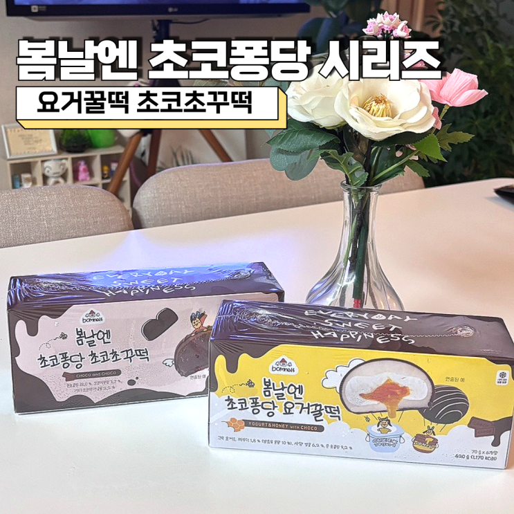  여수언니 봄날엔 초코퐁당 요거꿀떡 초코초꾸떡 내돈내산 후기