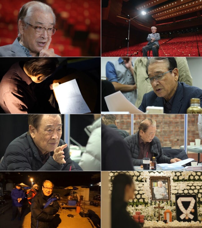 전하는 날…시대의 어른, <b>이순재</b>를 기리는 눈물의 <b>다큐멘터리</b>
