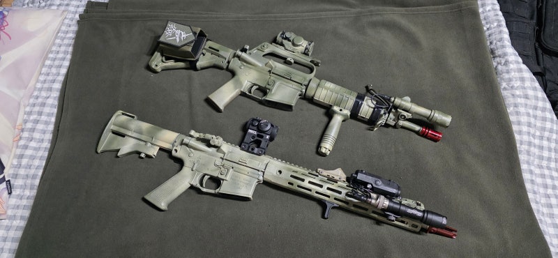 어메리카의 영혼과도 같은 소총!!! AR-15 리뷰~~~~(feat. VFC M733 Commando GBBR & VFC SR16 E3 MOD2 GBBR)