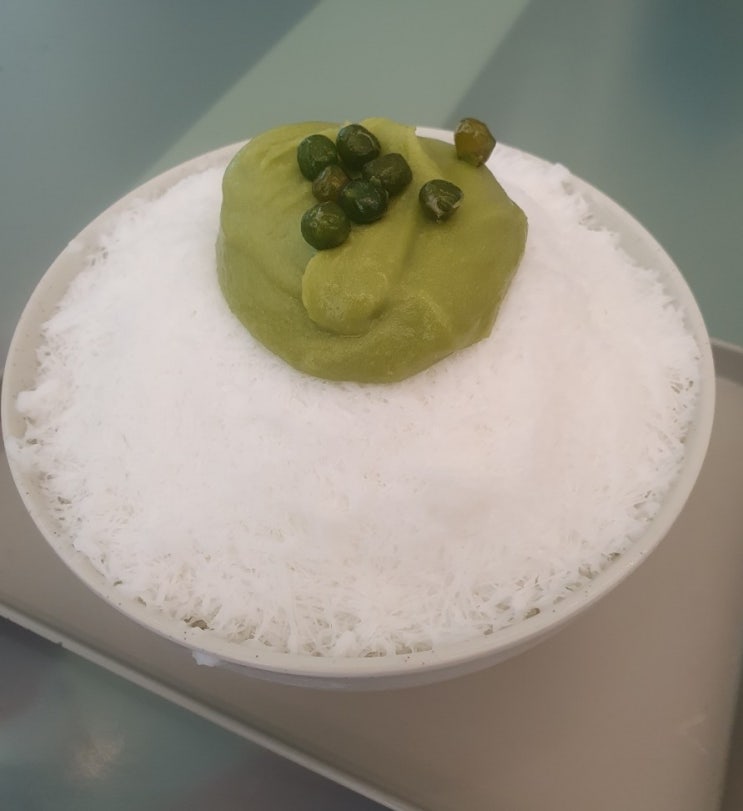  카페맛집 | 묘사서울 잠실 롯데월드몰 완두빙쑥 내돈내산