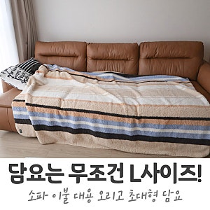 [내돈내산] 오리고 플리스 블랭킷 L사이즈  | 대형 극세사 담요