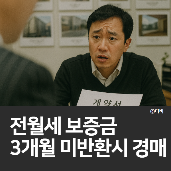  전월세 보증금 3개월 미반환, 경매 바로 가능해질까?