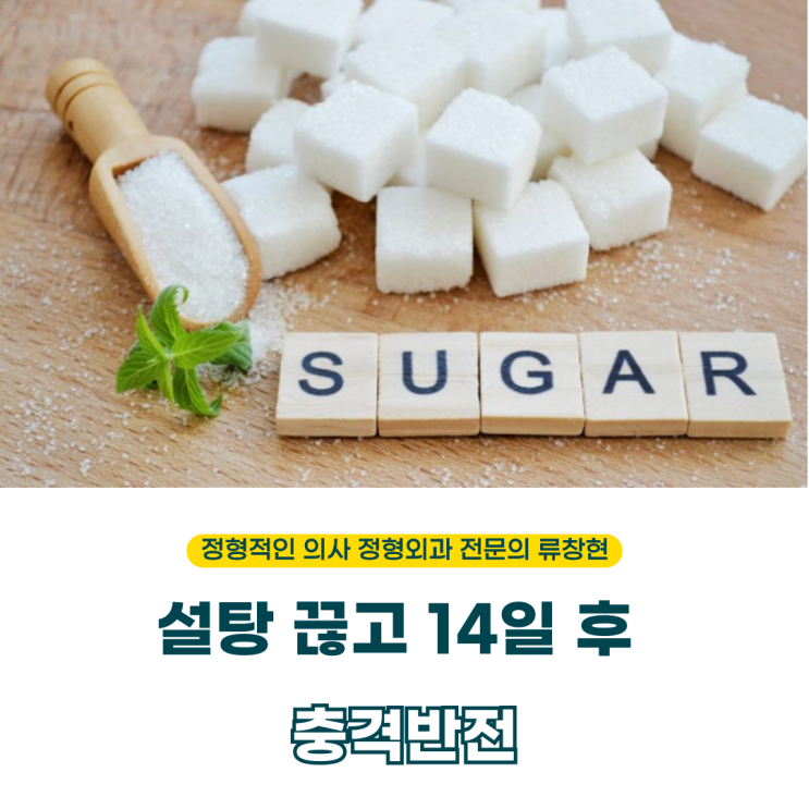 "딱 14일만 끊어보세요" 설탕 끊으면 생기는 놀라운 신체변화 5가지  (의사작성)