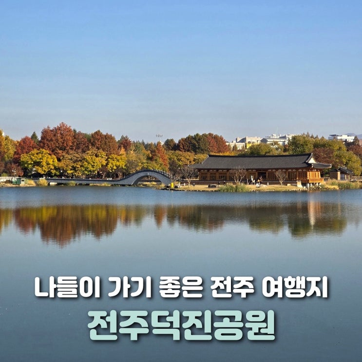  전주 덕진공원 도서관이 아름다운 나들이 명소