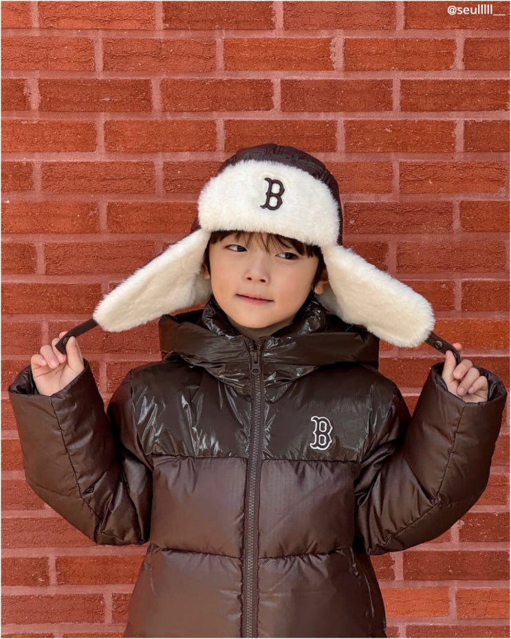  5살 선물 아기겨울모자? 엠엘비키즈귀달이모자가 딱이야!