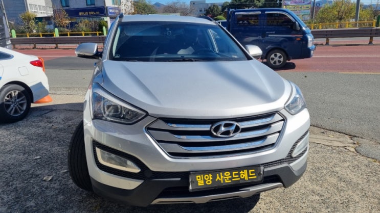  밀양  싼타페DM 블랙박스 고장으로 교체 작업 폰터스 GP5000S  블랙박스 관리. 진단.장착 전문점
