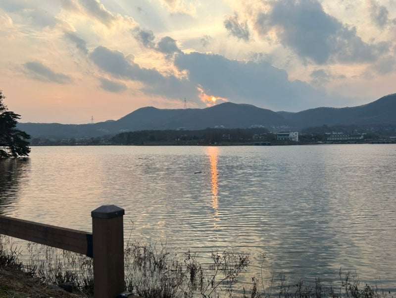 [용인 가볼만한 곳/용담호수둘레길] 처인구 데이트 산책하기 좋은 용담저수지 둘레길 ㅣ근처....