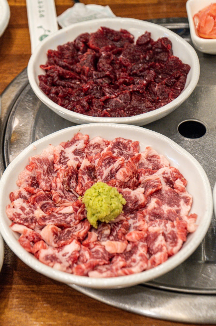  대구 종로 맛집 녹향뭉티기 생차돌 육회 뭉티기까지 한번에 즐기기