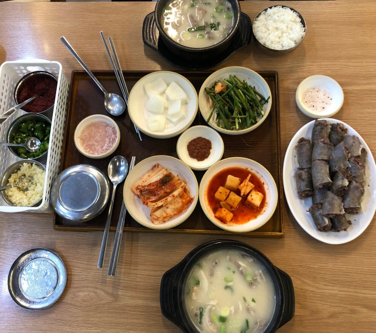  24시 부평순대국맛집 추천 고향순대국 메뉴 주차 포장