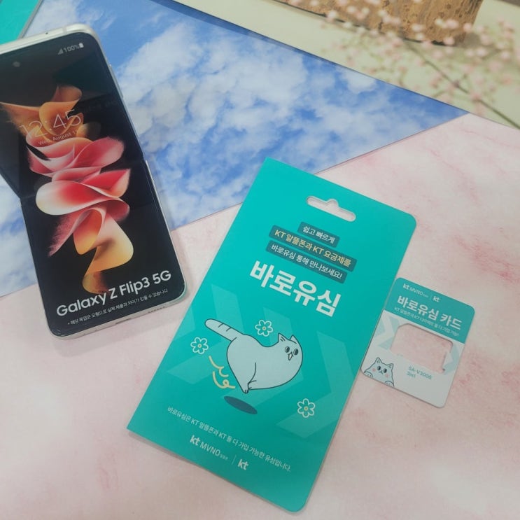  케이티 알뜰폰 N텔레콤 선불폰 유심 개통 방법