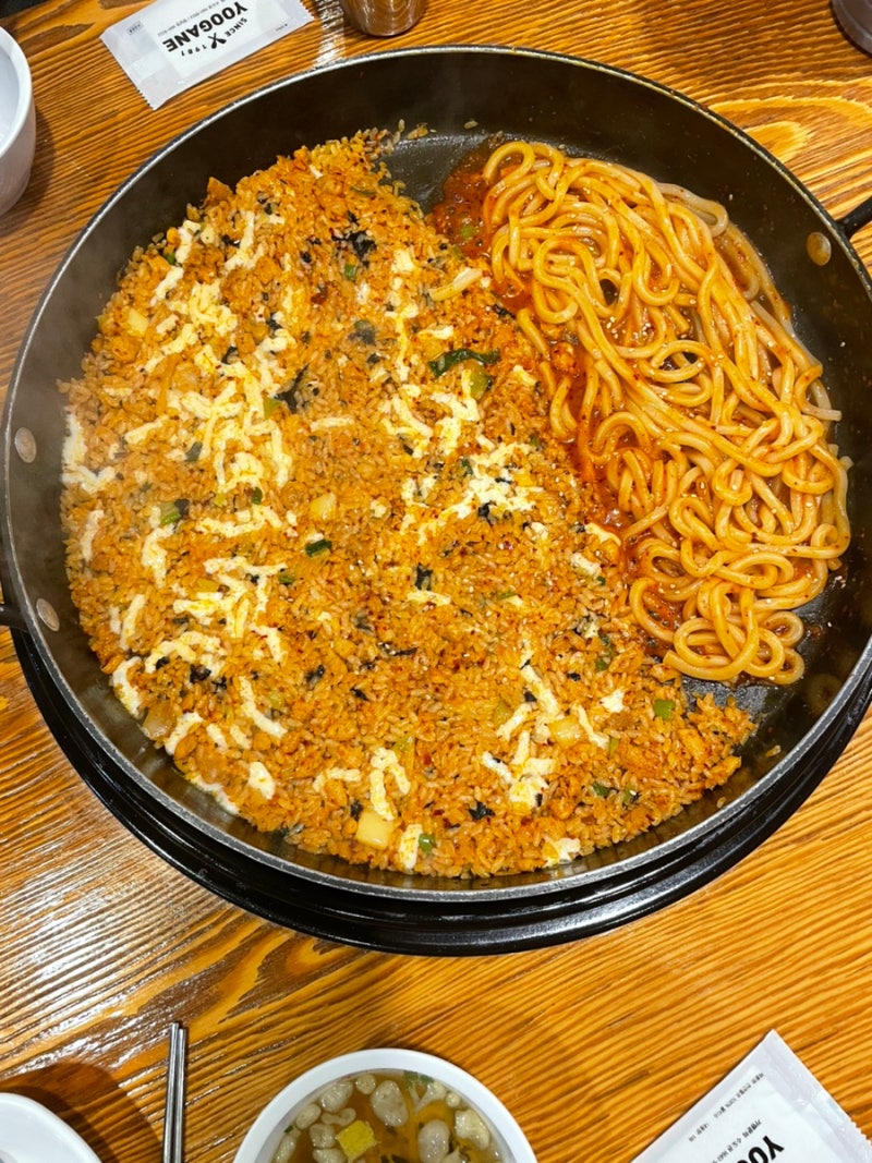 거창 유가네 닭갈비 닭야채철판볶음밥 후기