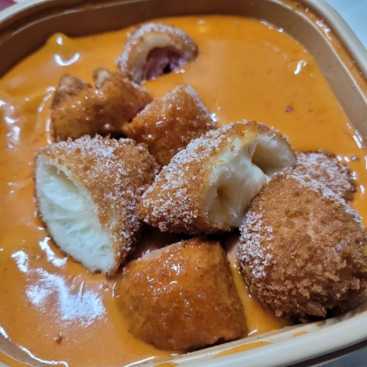  [명랑핫도그] '럭키 로제 떡볶이 세트' 후기