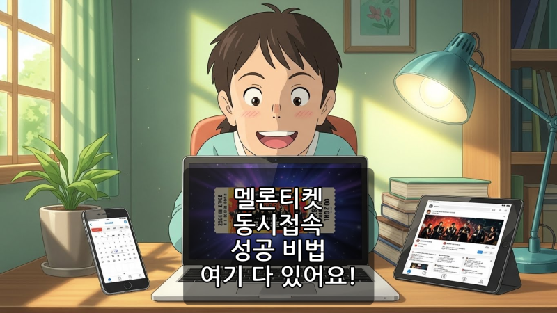 멜론티켓 동시접속, 이제 두렵지 않아요! 티켓팅 성공 비법 총정리