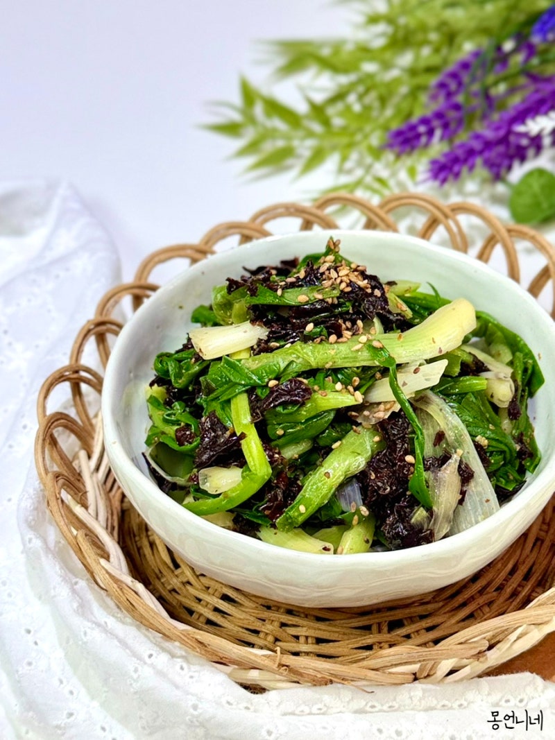 쪽파 김무침 만드는법 쪽파무침 마른김무침 간단반찬