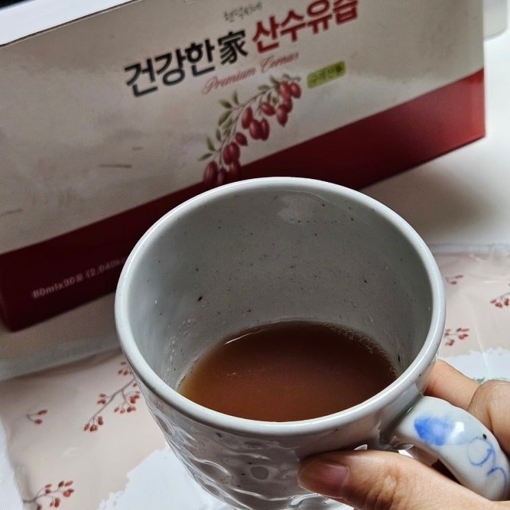  산수유열매효능 설명 지리산을팜 구례 산수유즙 진액 후기
