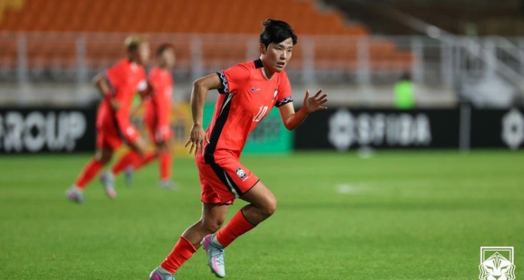 한국 여자축구 웨일스와 1-1 무승부 및 <b>김민지</b>의 첫 A매치 <b>골</b>
