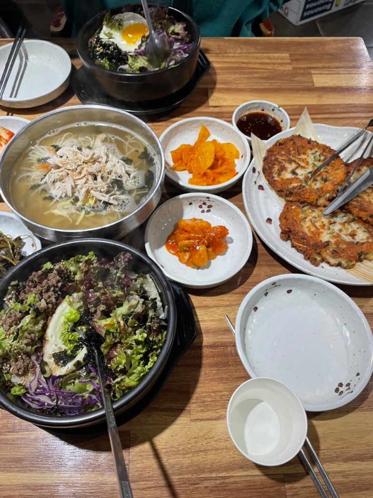  군산 영화동 국수와뚝비 군산잔치국수맛집 노포맛집 온초계국수 뚝비밥 녹두빈대떡 인스타 주브로맛집 Ju_broe