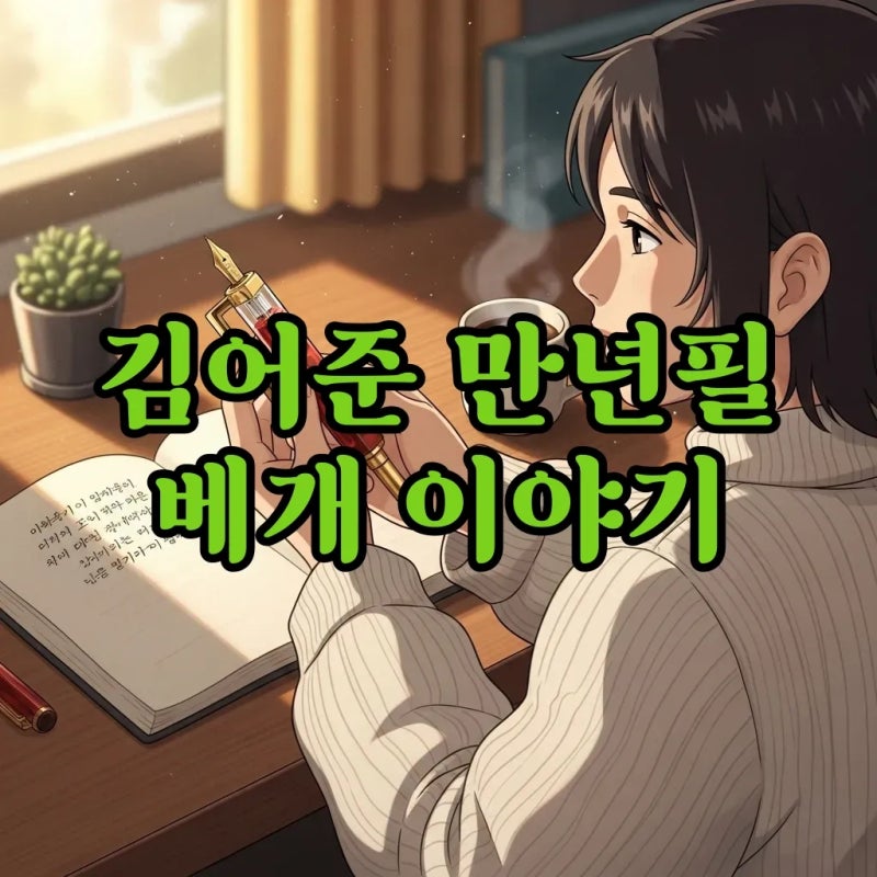 김어준 만년필 베개, 겸손몰에서 만나는 특별함